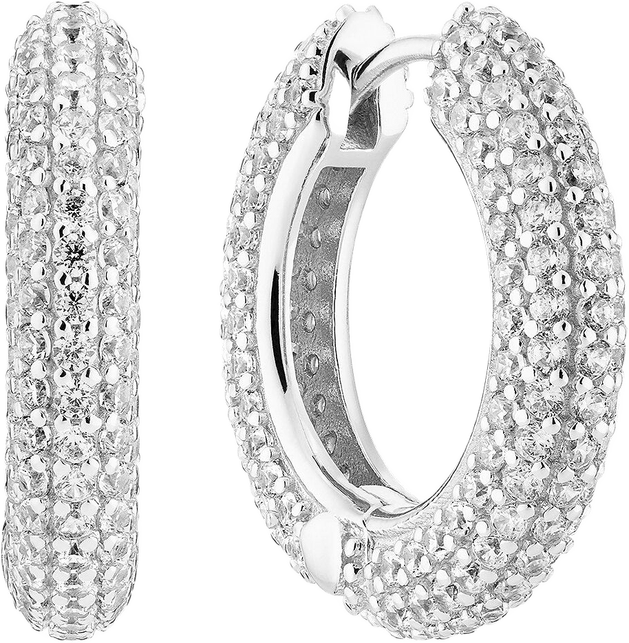 Örhänge Carrara Grande, från Sif Jakobs Jewellery, i färgen silver.