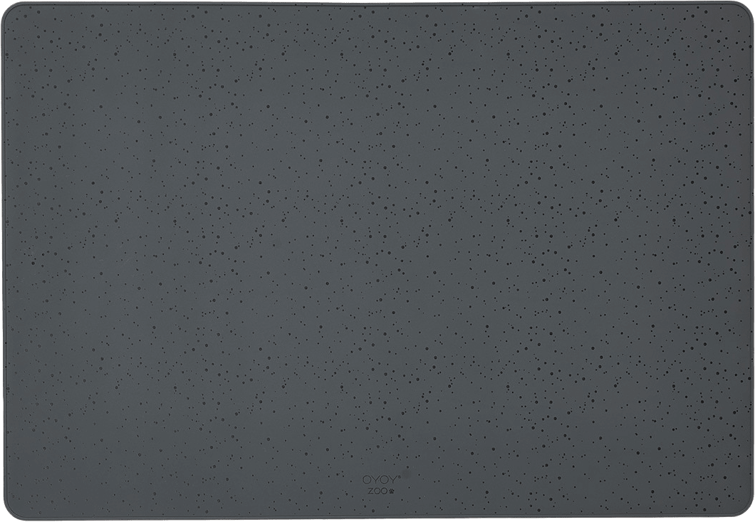 Koko Dog Bowl Mat - Large, från OYOY Living, i färgen black.