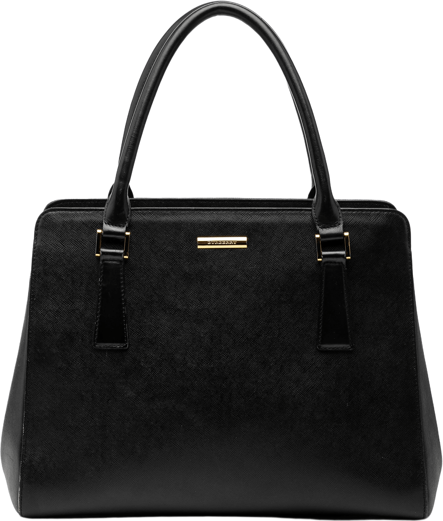 Burberry Leather Tote, från Luxclusif, i färgen black.