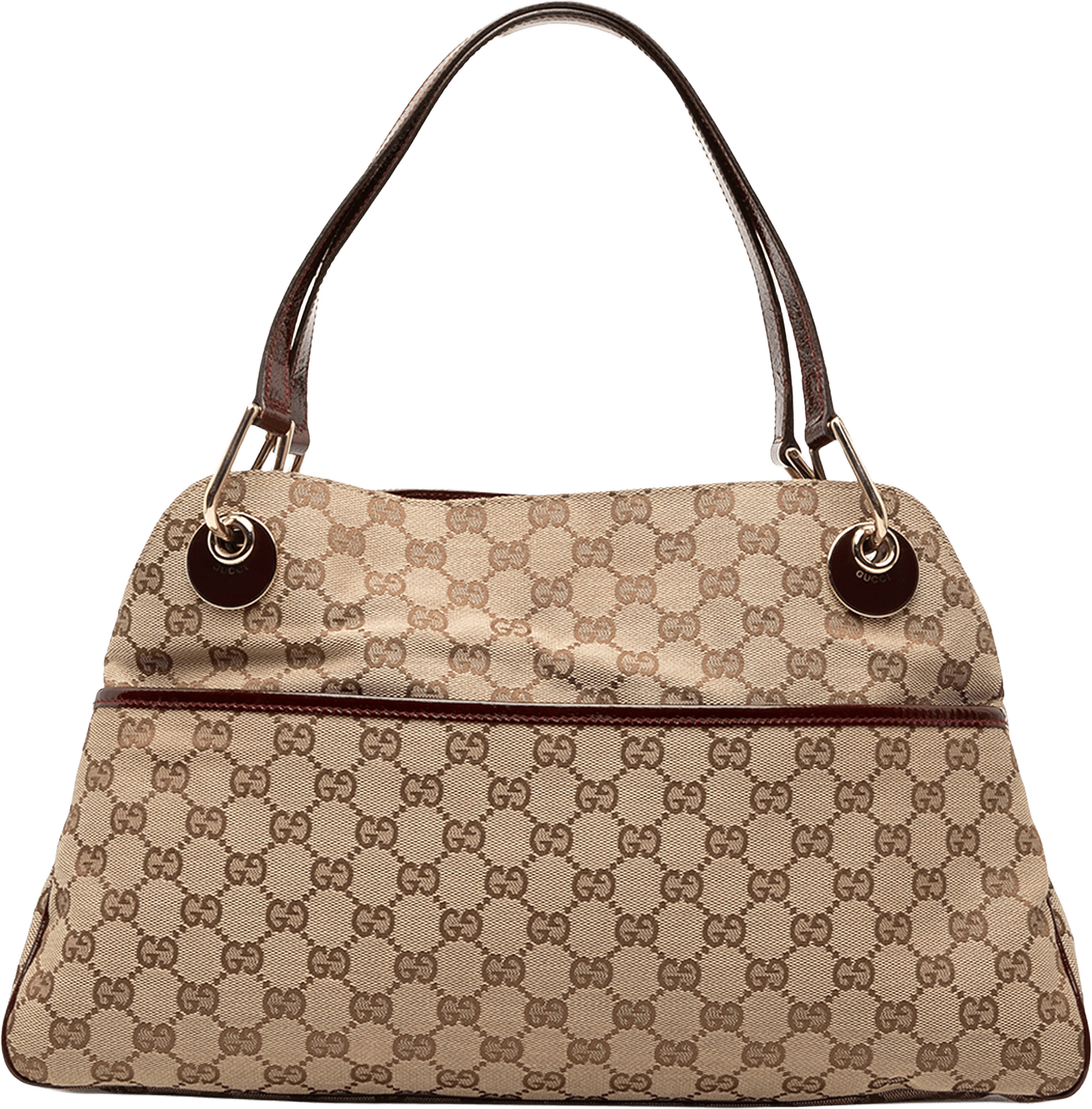 Gucci Gg Canvas Eclipse Tote, från Luxclusif, i färgen beige.