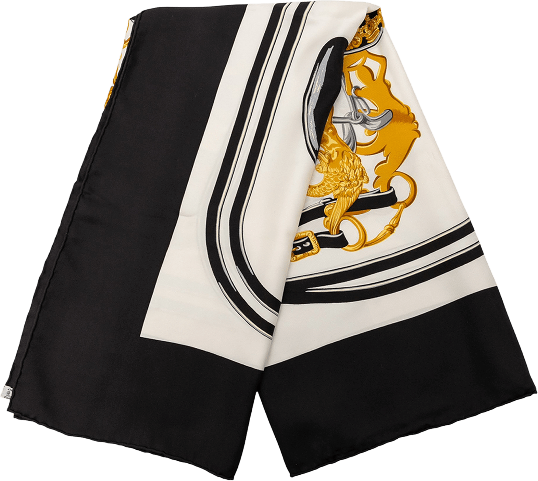 Hermès Brides De Gala Silk Scarf, från Luxclusif, i färgen white.