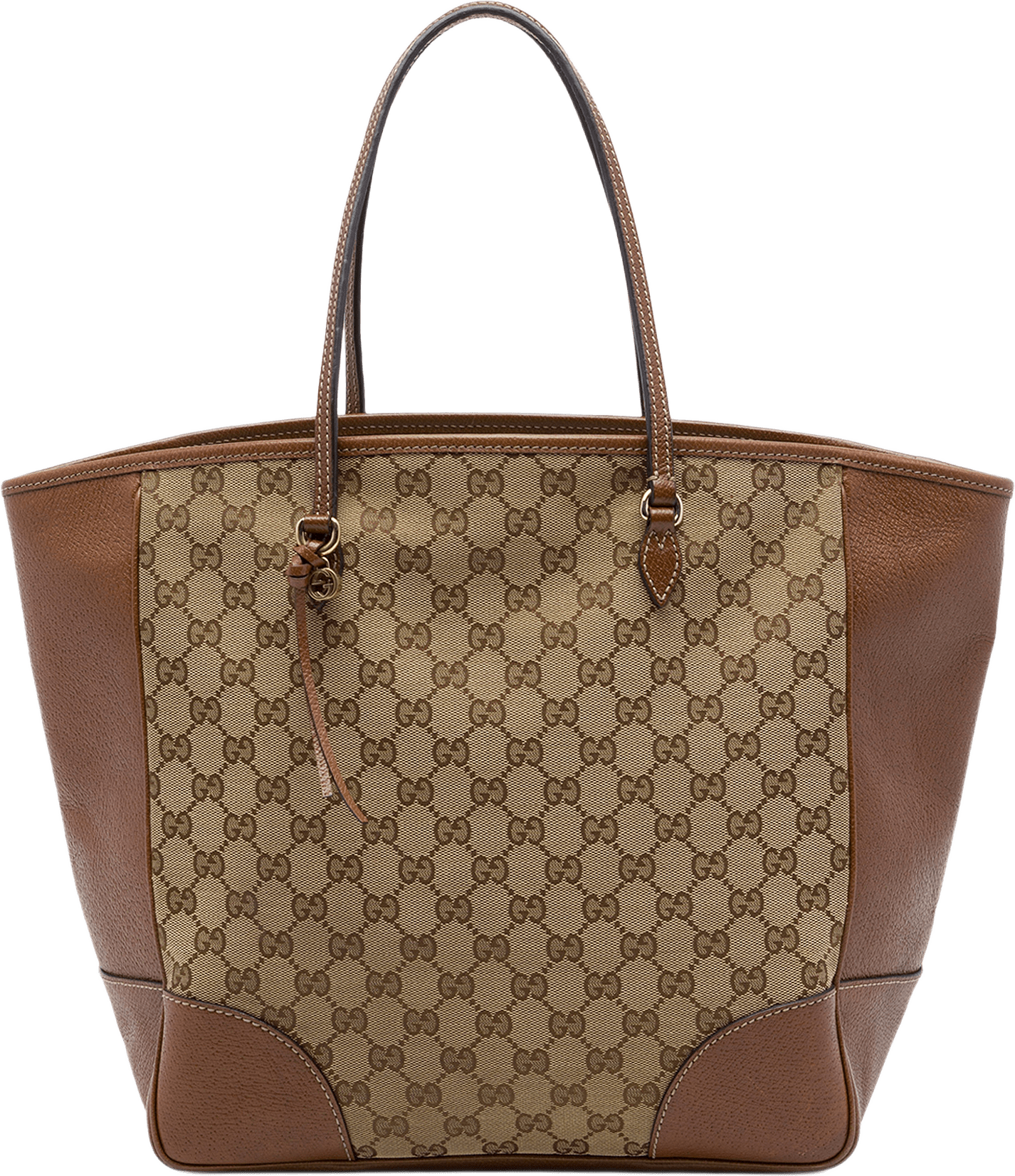 Gucci Gg Canvas Bree Tote, från Luxclusif, i färgen beige.
