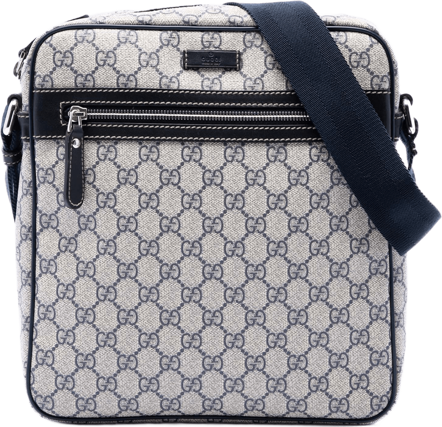 Gucci Gg Supreme Crossbody, från Luxclusif, i färgen beige.