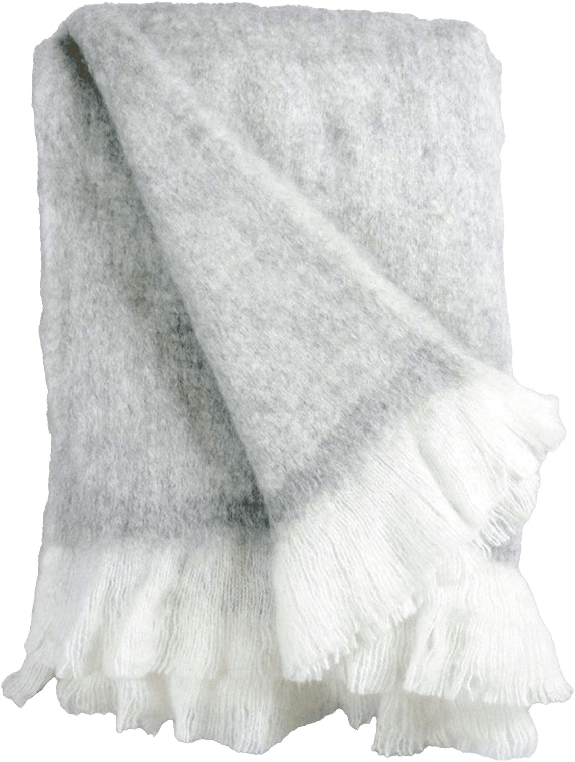 Elva Pläd, från Svanefors, i färgen grå.