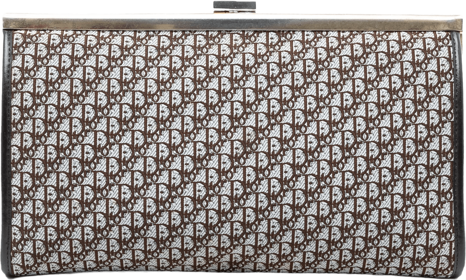 Dior Diorissimo Trotter Canvas Clutch, från Luxclusif, i färgen brown.