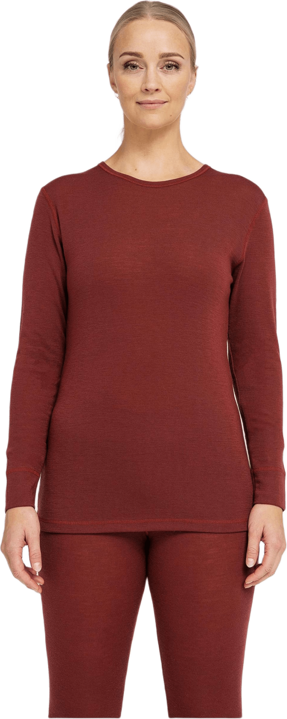 100% Merinoull, Långärmad T-shirt, Svart
