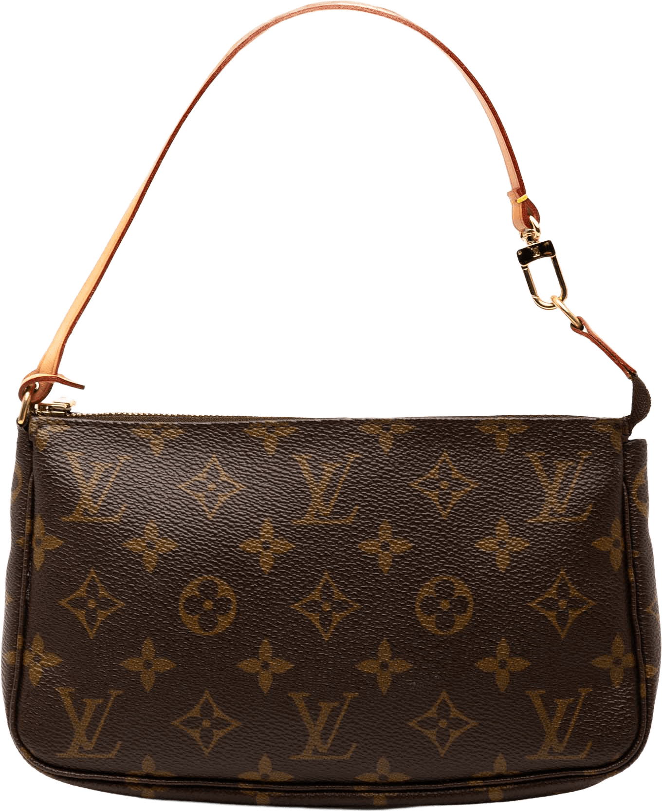Louis Vuitton Monogram Pochette Accessoires, från Luxclusif, i färgen brown.
