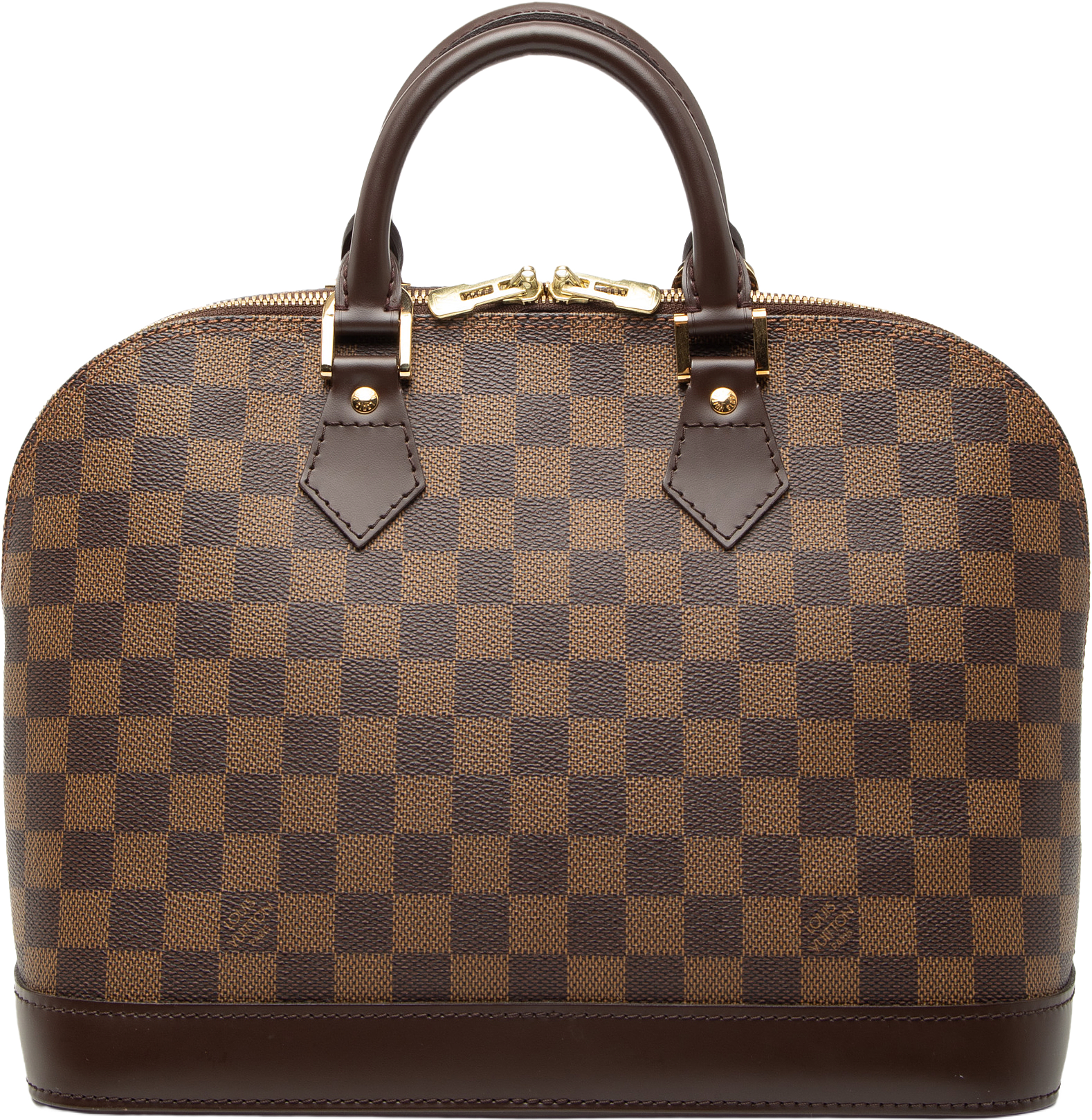 Louis Vuitton Damier Ebene Alma Pm, från Luxclusif, i färgen brown.