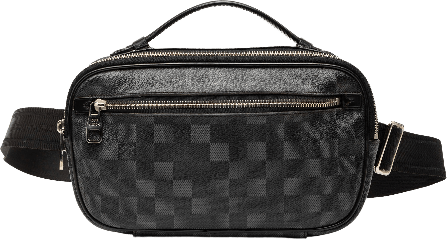 Louis Vuitton Damier Graphite Ambler, från Luxclusif, i färgen black.