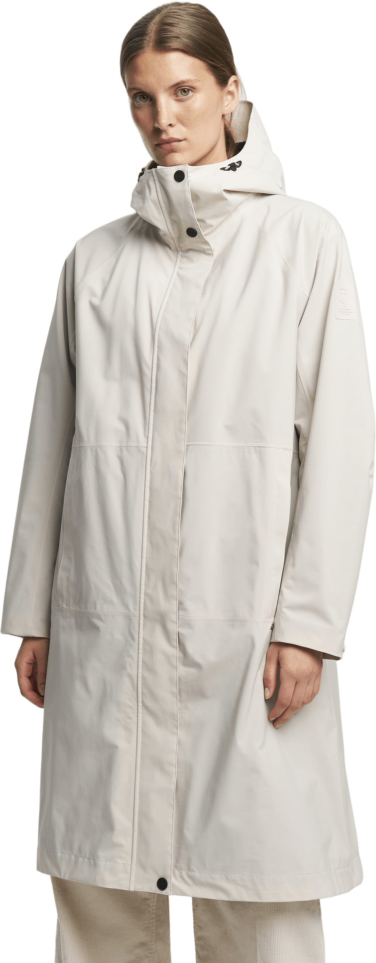 Mable Parka Women, från Tenson, i färgen ljusbeige.