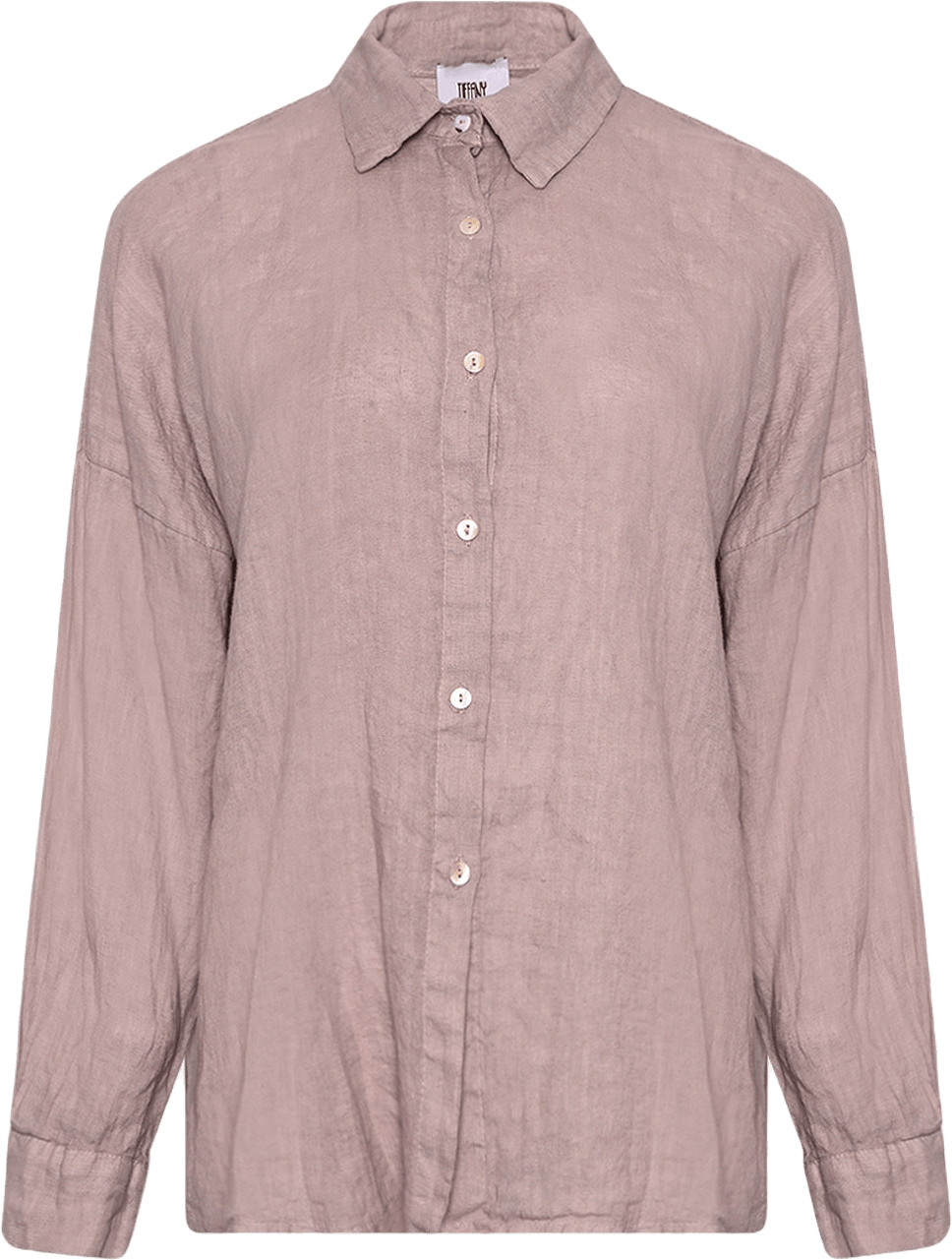 Gia, Shirt, Linen - Dust Lavender, från Tiffany, i färgen dust lavender.