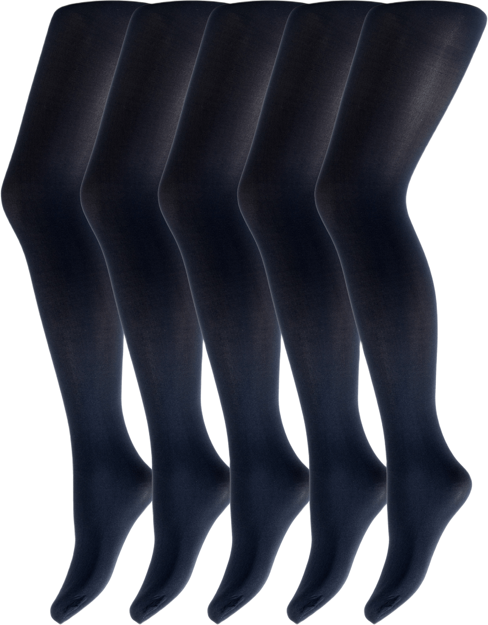 Strumpbyxor | Mikrofiber | 5-pack | 40 Denier | Marin, från Decoy, i färgen navy.