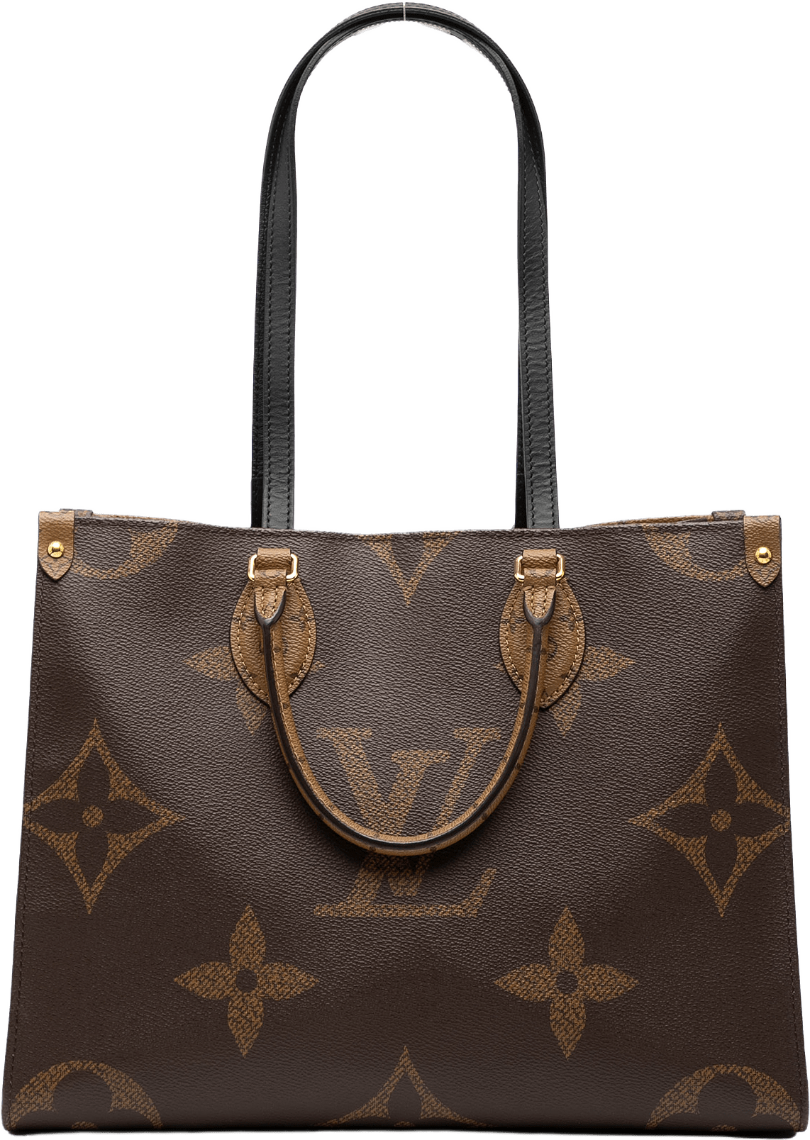 Louis Vuitton Monogram Giant Onthego Mm, från Luxclusif, i färgen brown.