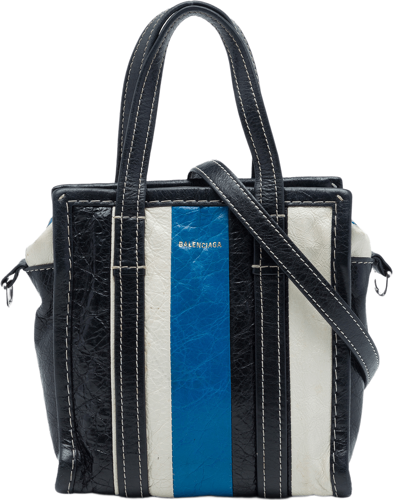 Balenciaga Lambskin Bazar Shopper Satchel Xxs, från Luxclusif, i färgen svart.