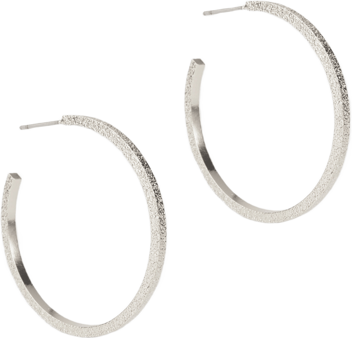 Suzy Q Small Hoop Örhänge, från pfgSTOCKHOLM, i färgen silver.