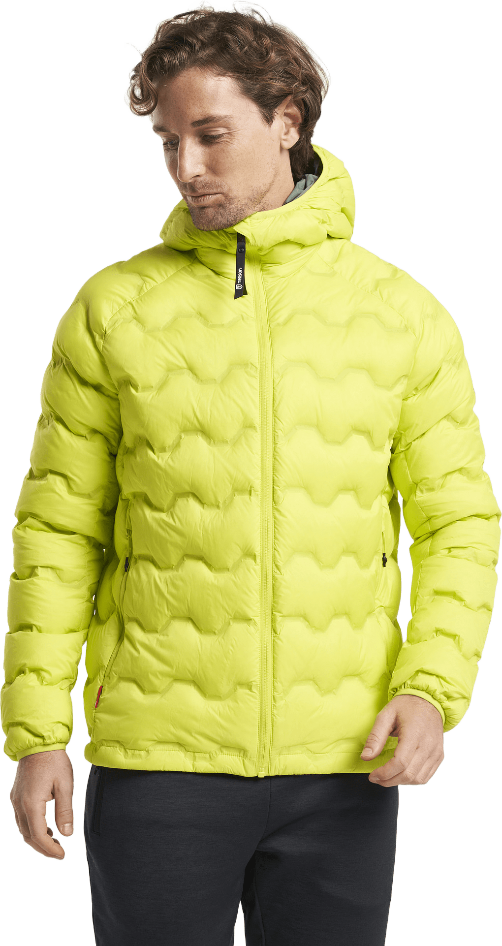 Txlite Shibui Down Jacket Men, från Tenson, i färgen ljusgul.