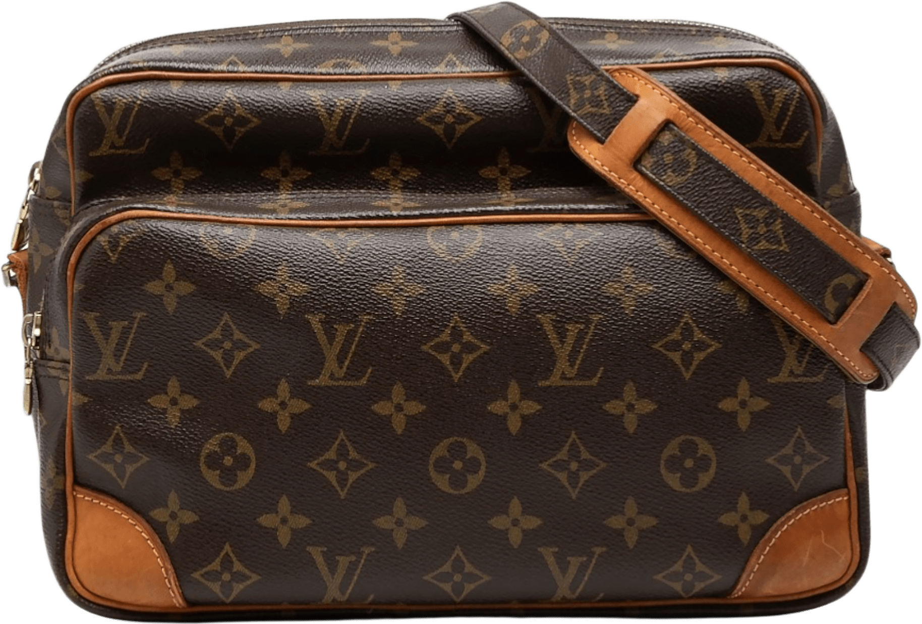 Louis Vuitton Monogram Nil Crossbody, från Luxclusif, i färgen brown.