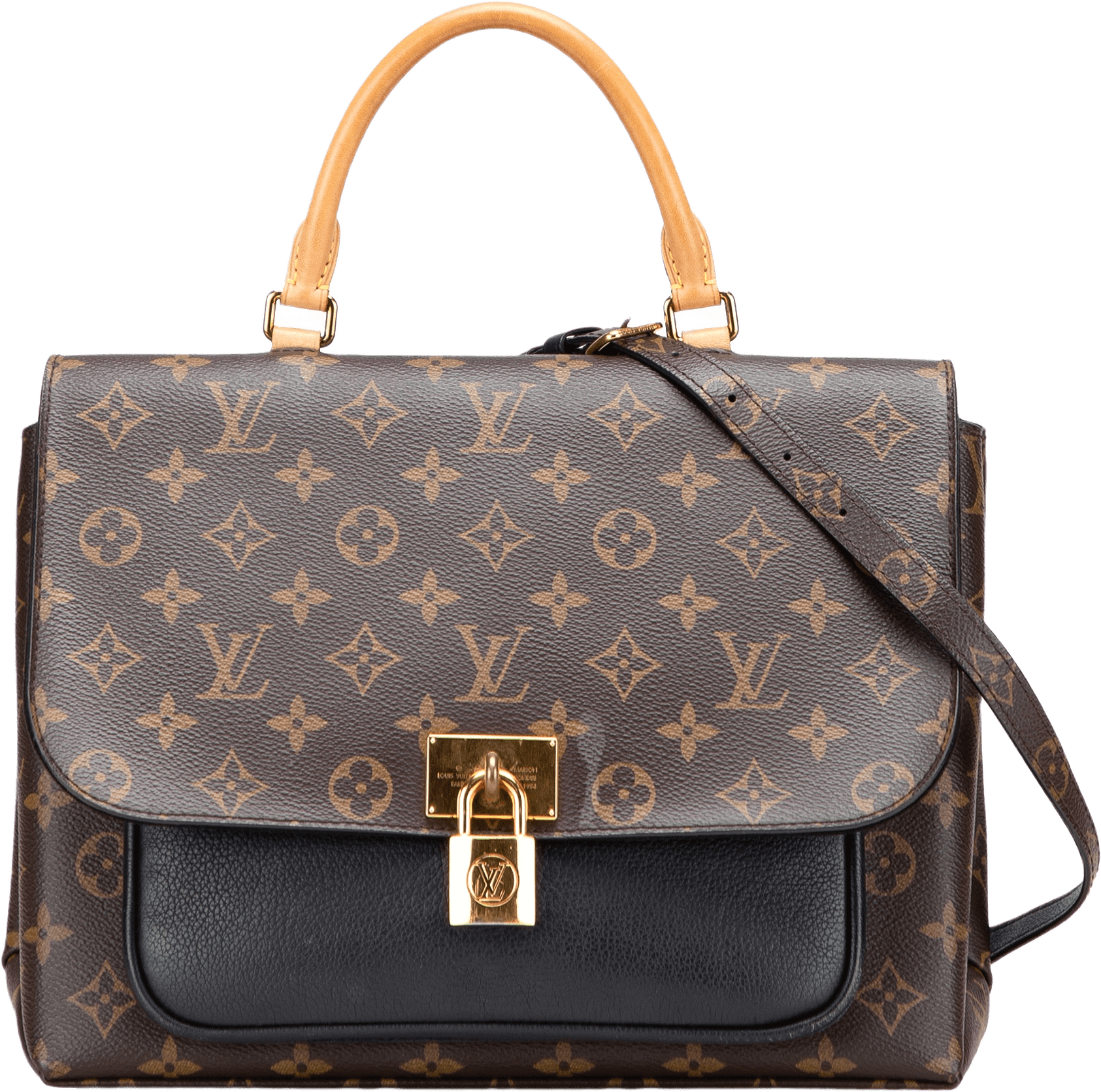 Louis Vuitton Monogram Marignan, från Luxclusif, i färgen brown.