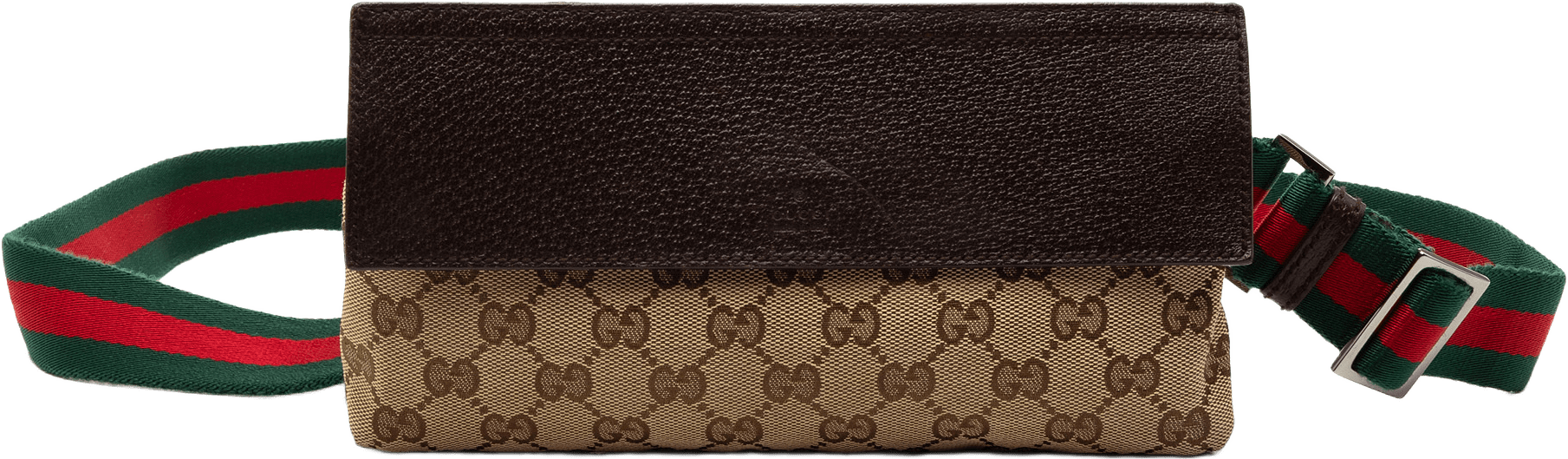 Gucci Gg Canvas Web Crossbody, från Luxclusif, i färgen beige.