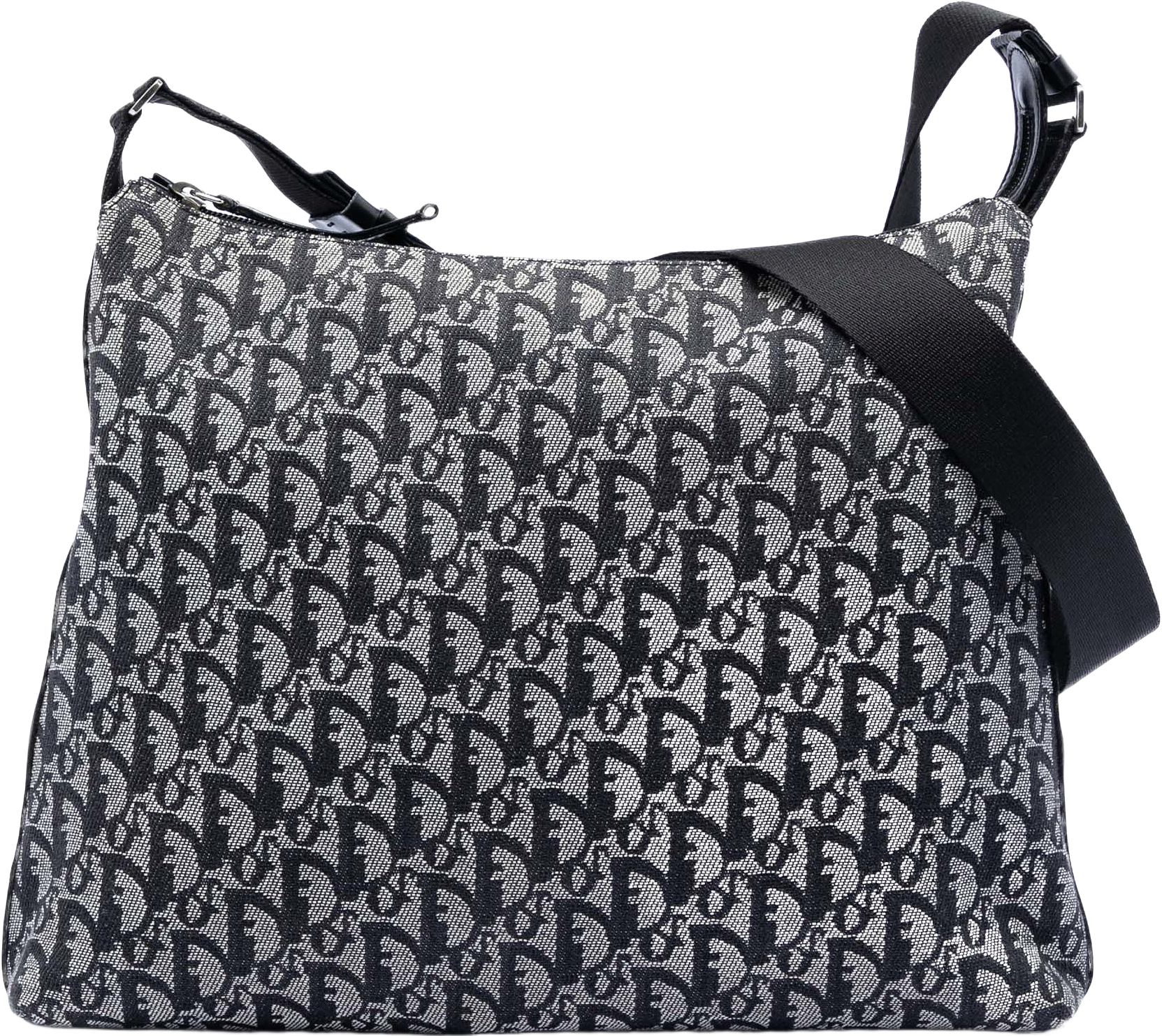 Dior Diorissimo Trotter Canvas Crossbody, från Luxclusif, i färgen navy.