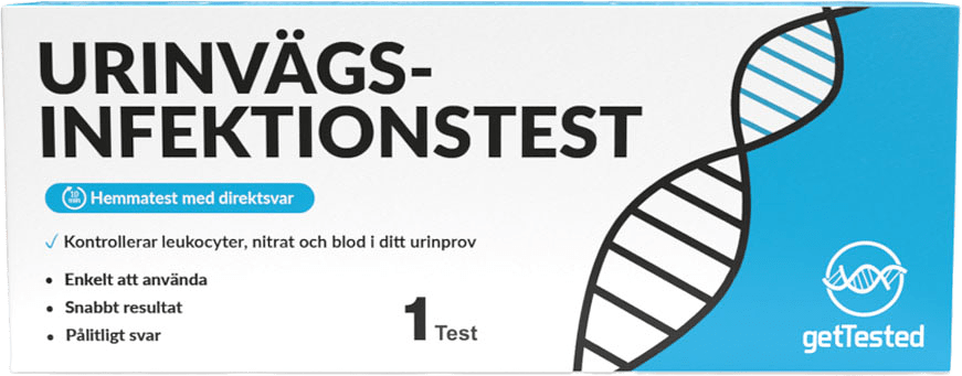 Urinvägsinfektionstest, från getTested.