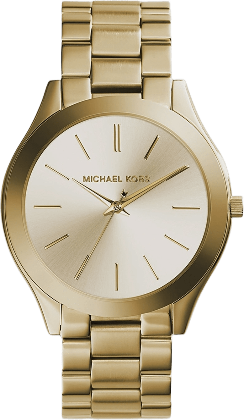 Michael Kors Slim Runway Stål/guld, Stållänk - Mk3179, från Michael Kors, i färgen 1.