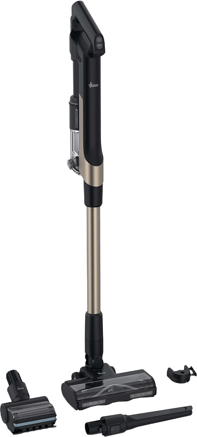 Skaftdammsugare Hf2 Pet All Floor 165w, från Hoover, i färgen urbansvart/dunemetallic.