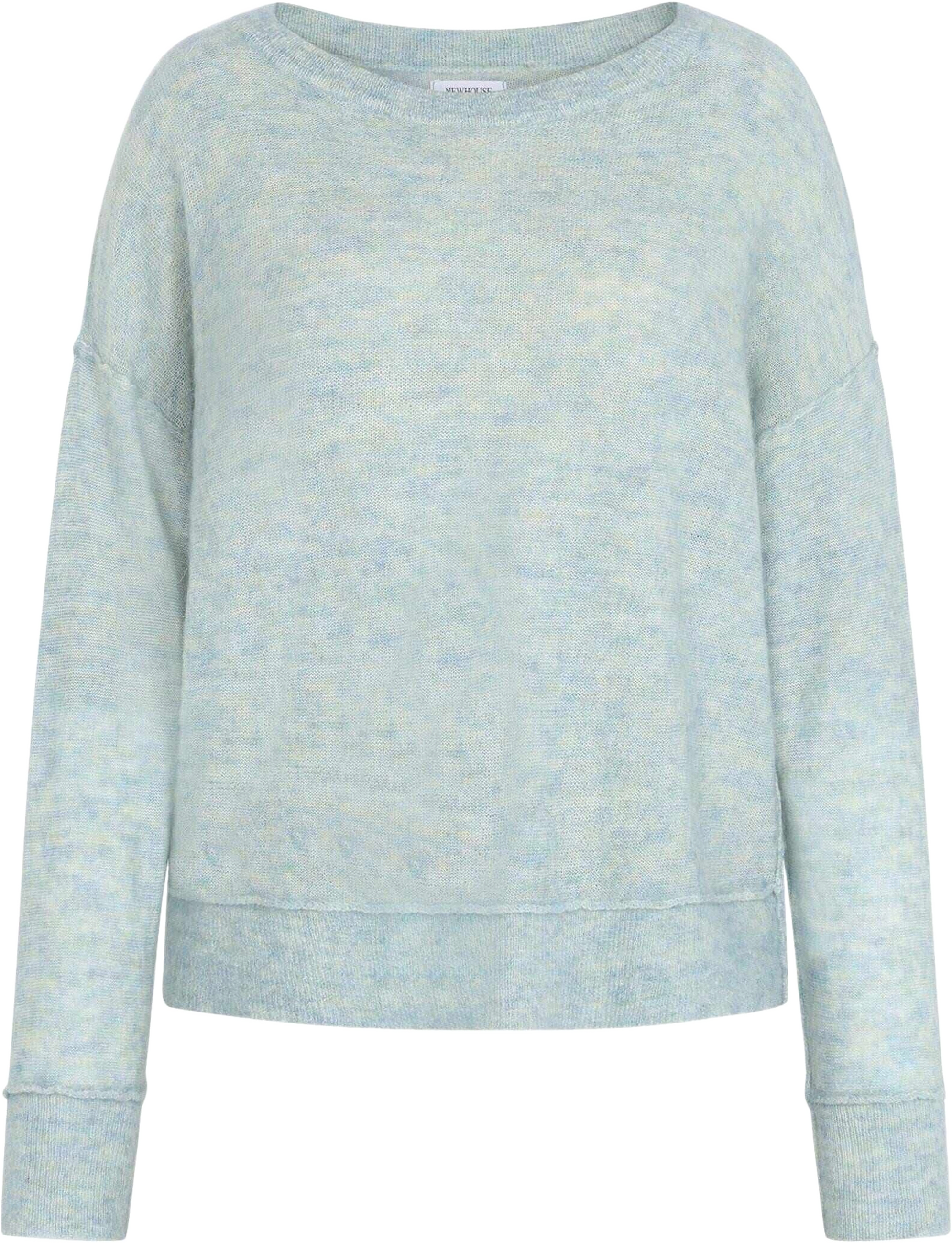 Alicia Mohair Sweater, från Newhouse, i färgen ljus aquablå.