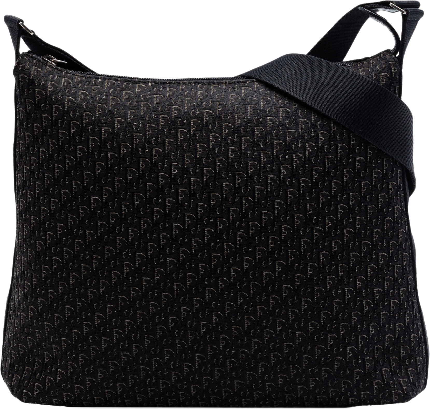 Dior Diorissimo Trotter Canvas Crossbody, från Luxclusif, i färgen black.