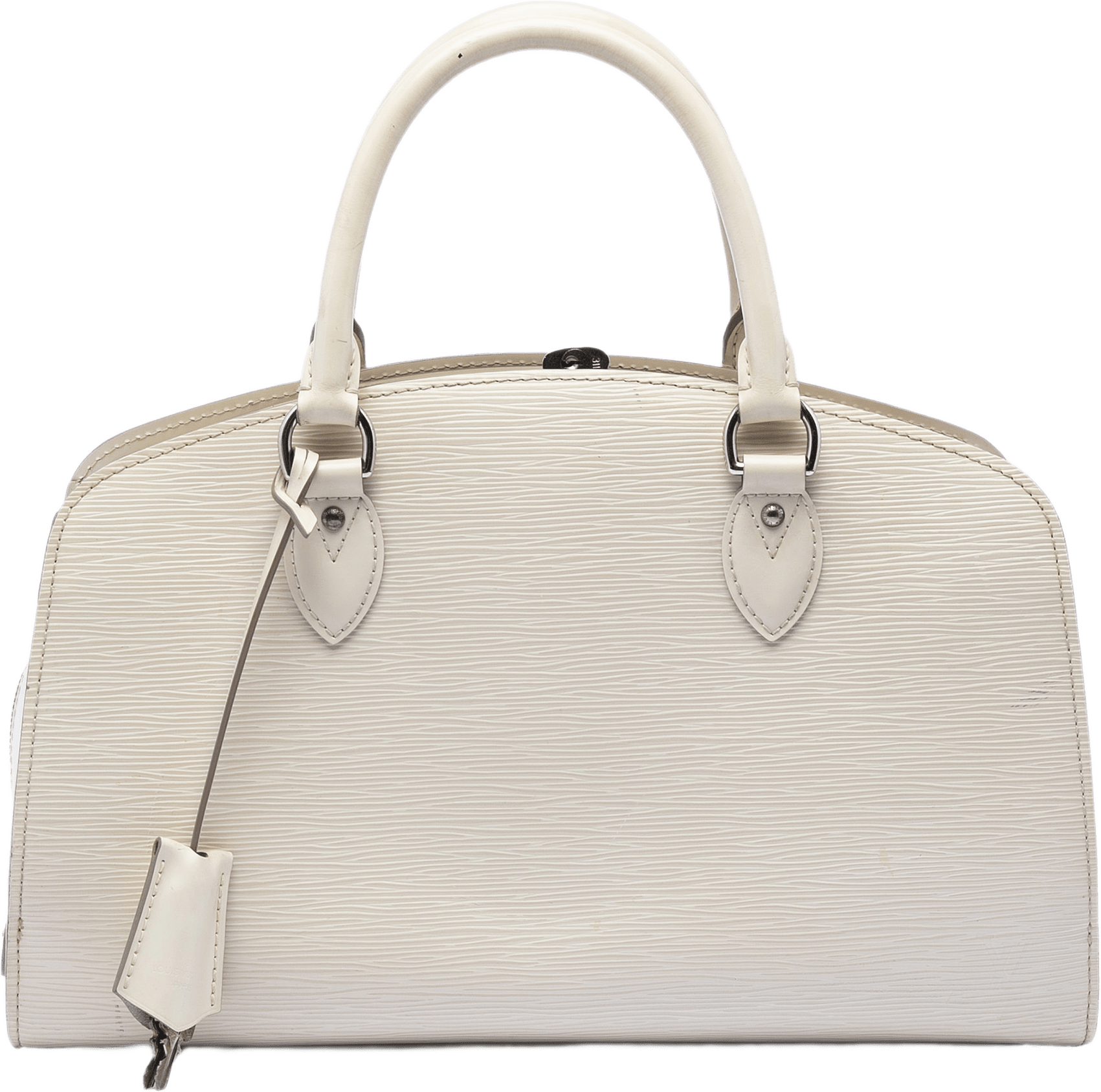 Louis Vuitton Epi Pont Neuf Pm, från Luxclusif, i färgen ivory.