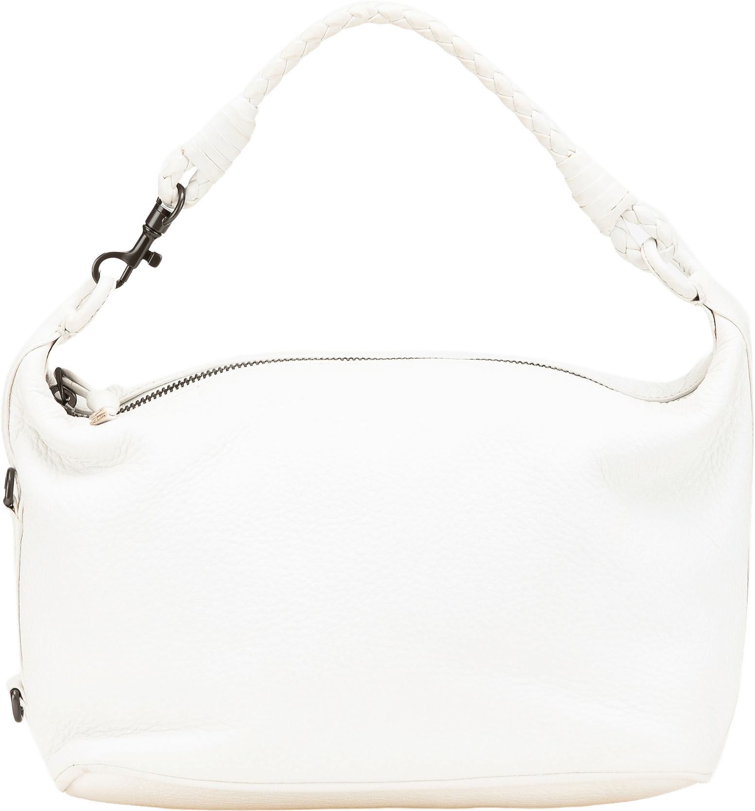 Bottega Veneta Leather Handbag, från Luxclusif, i färgen white.