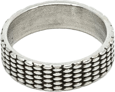 Pattern Steel Ring