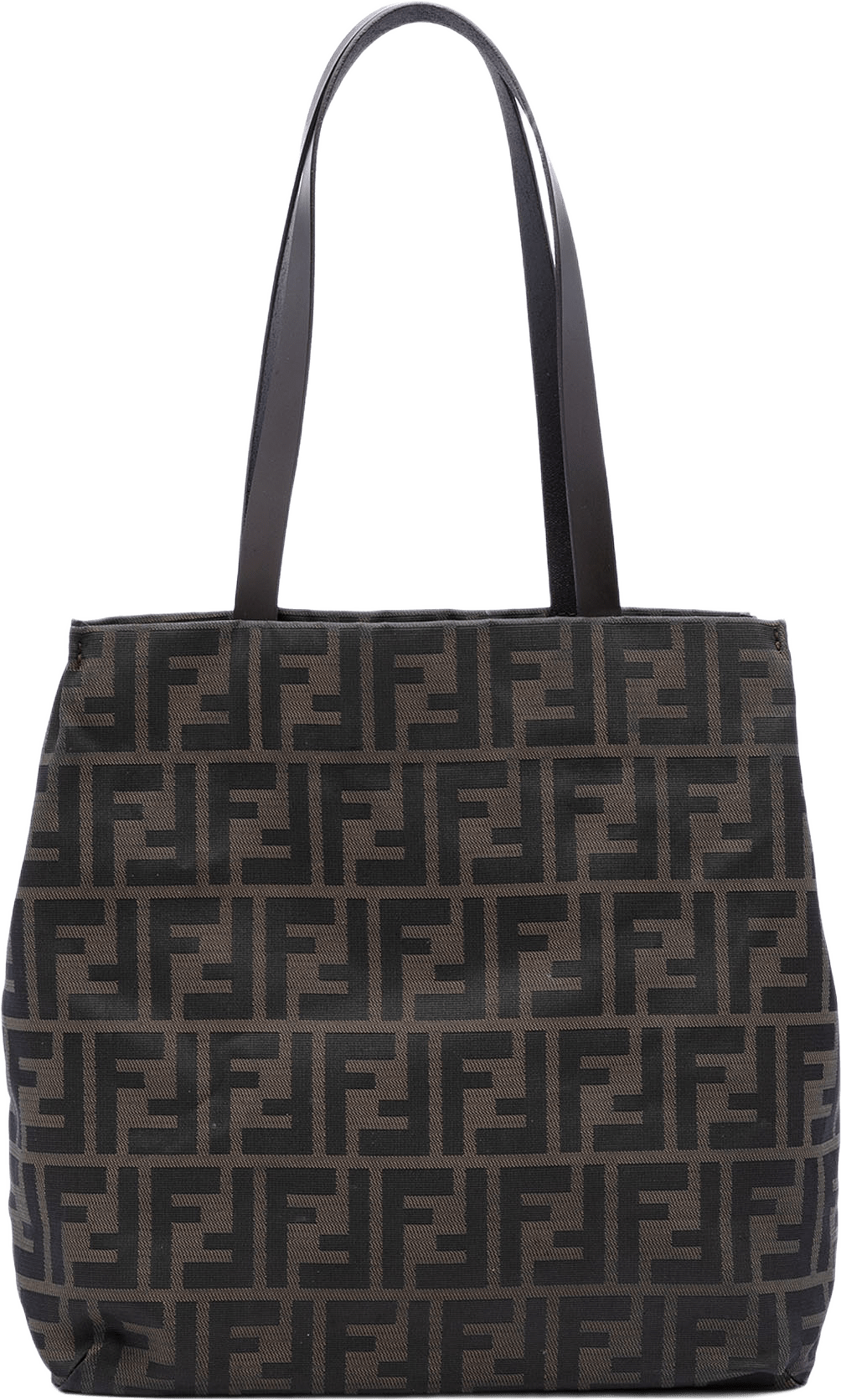 Fendi Zucca Canvas Tote, från Luxclusif, i färgen brun.