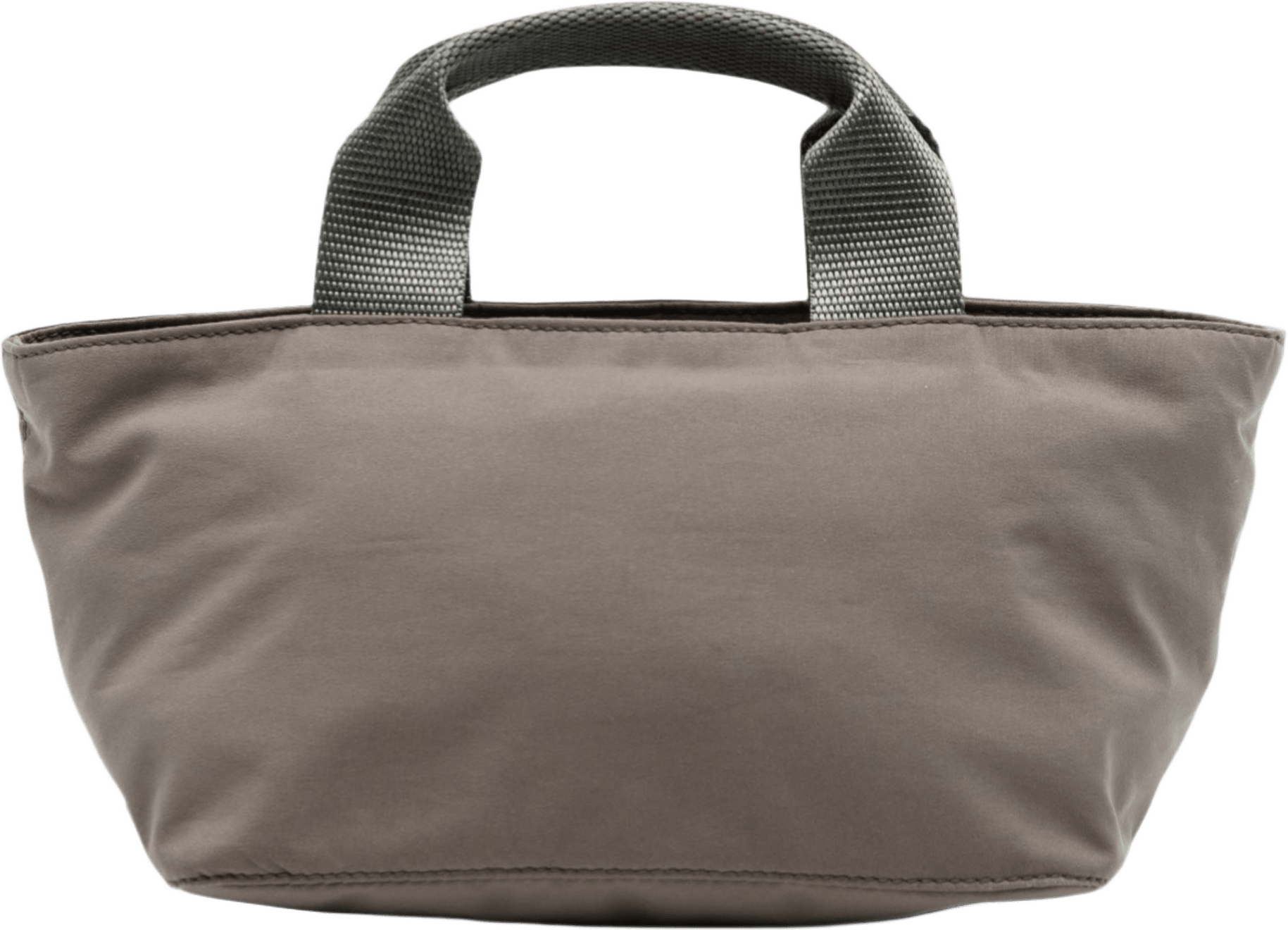 Prada Tessuto Handbag, från Luxclusif, i färgen gray.