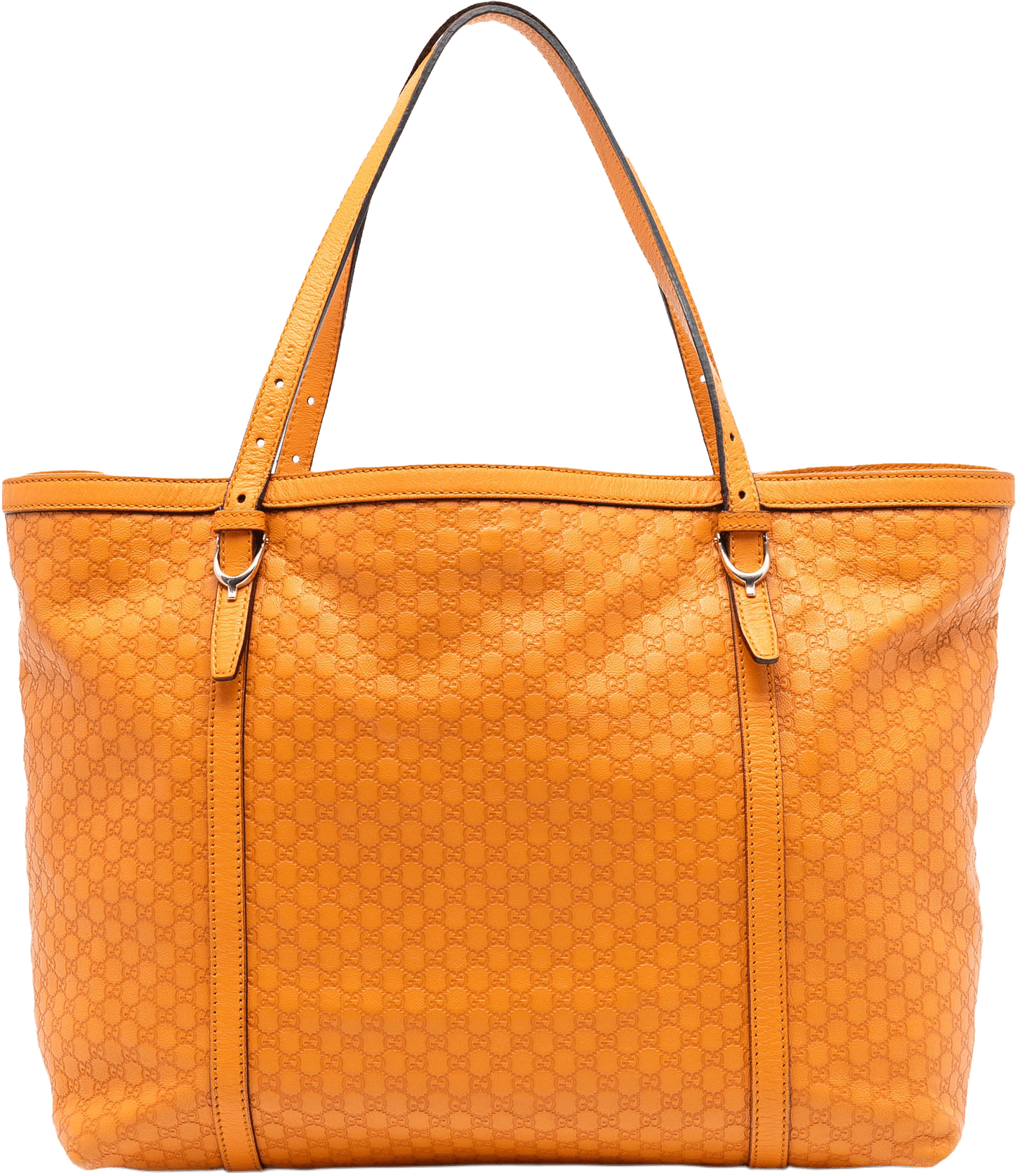 Gucci Microguccissima Nice Tote, från Luxclusif, i färgen orange.