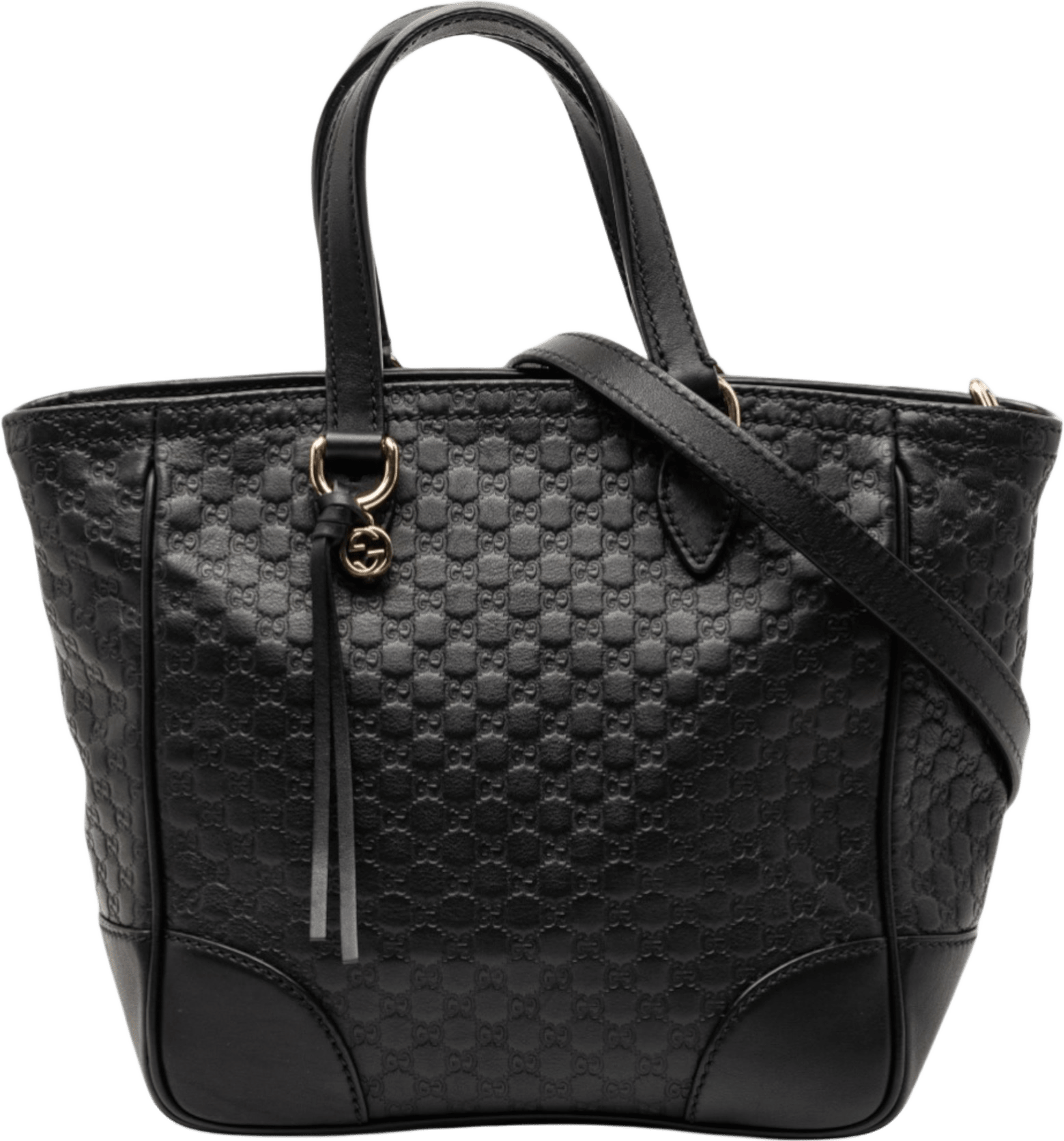 Gucci Small Microguccissima Bree Satchel, från Luxclusif, i färgen black.