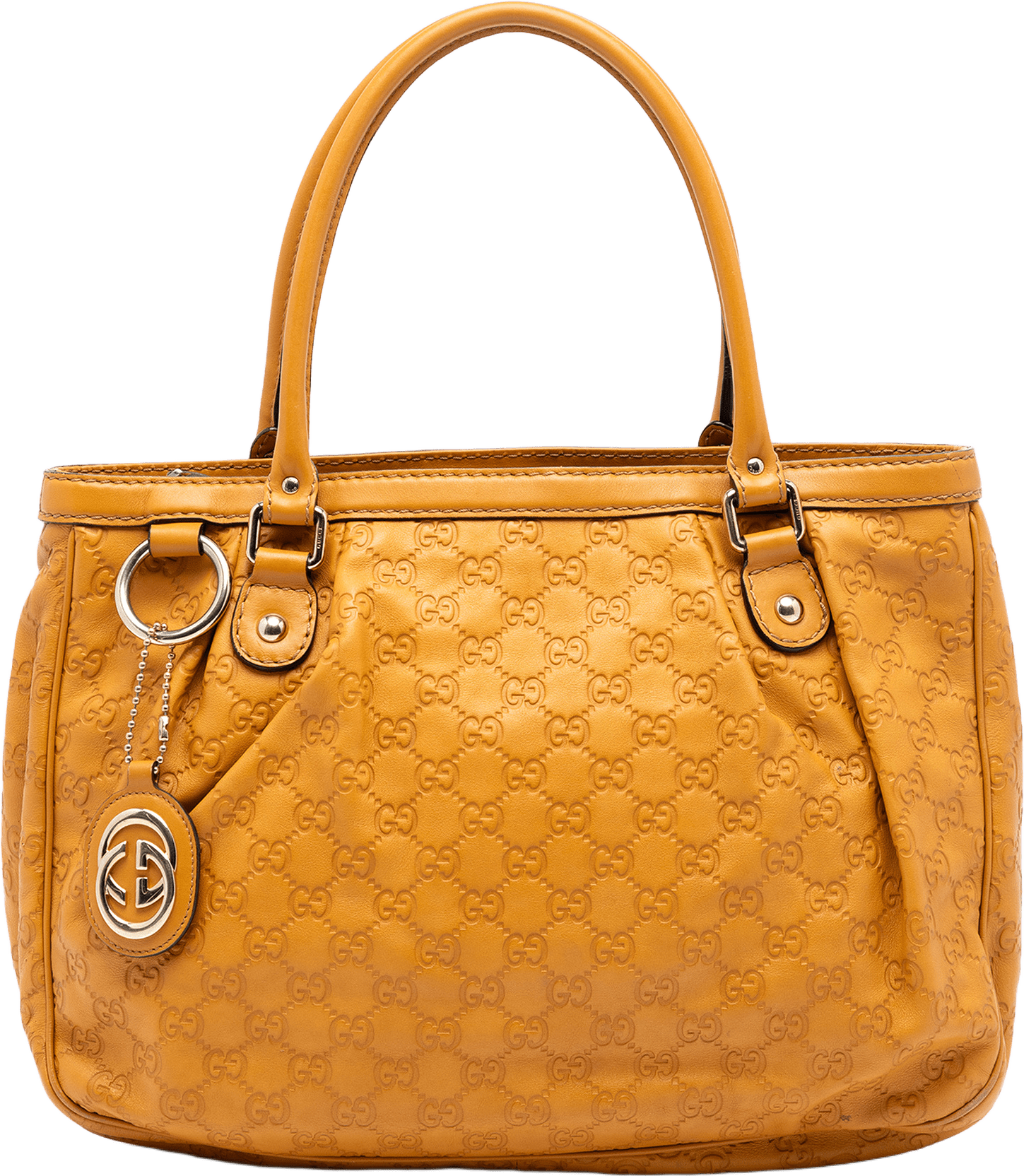Gucci Guccissima Sukey Tote, från Luxclusif, i färgen yellow.