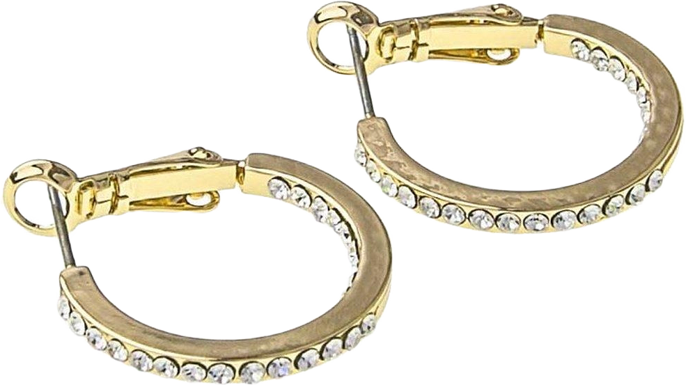 Story Small Ring Ear, från SNÖ of Sweden, i färgen g/clear.