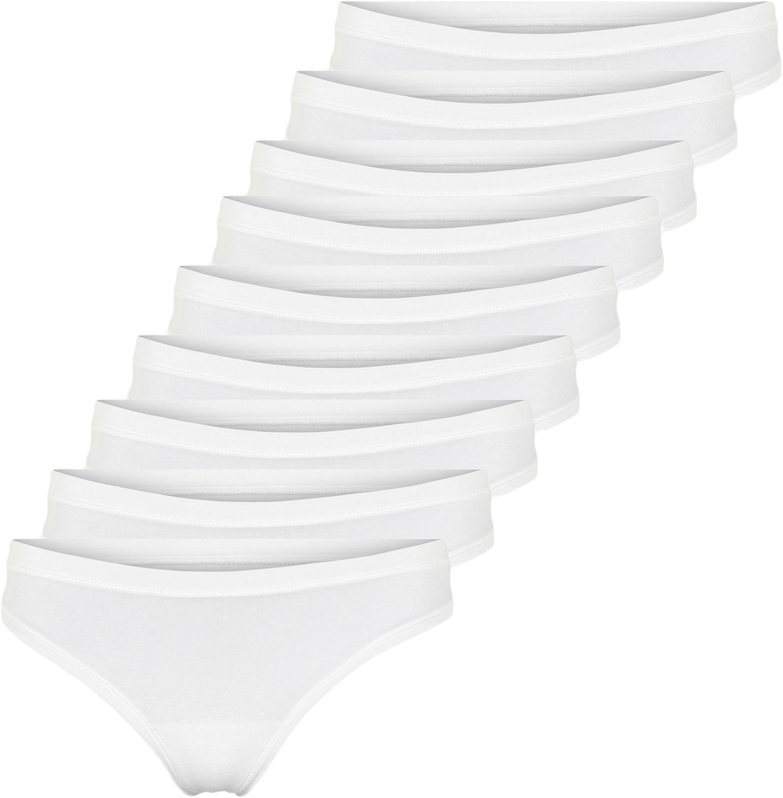 Bambu, String Trosa, 9-pack, Svart