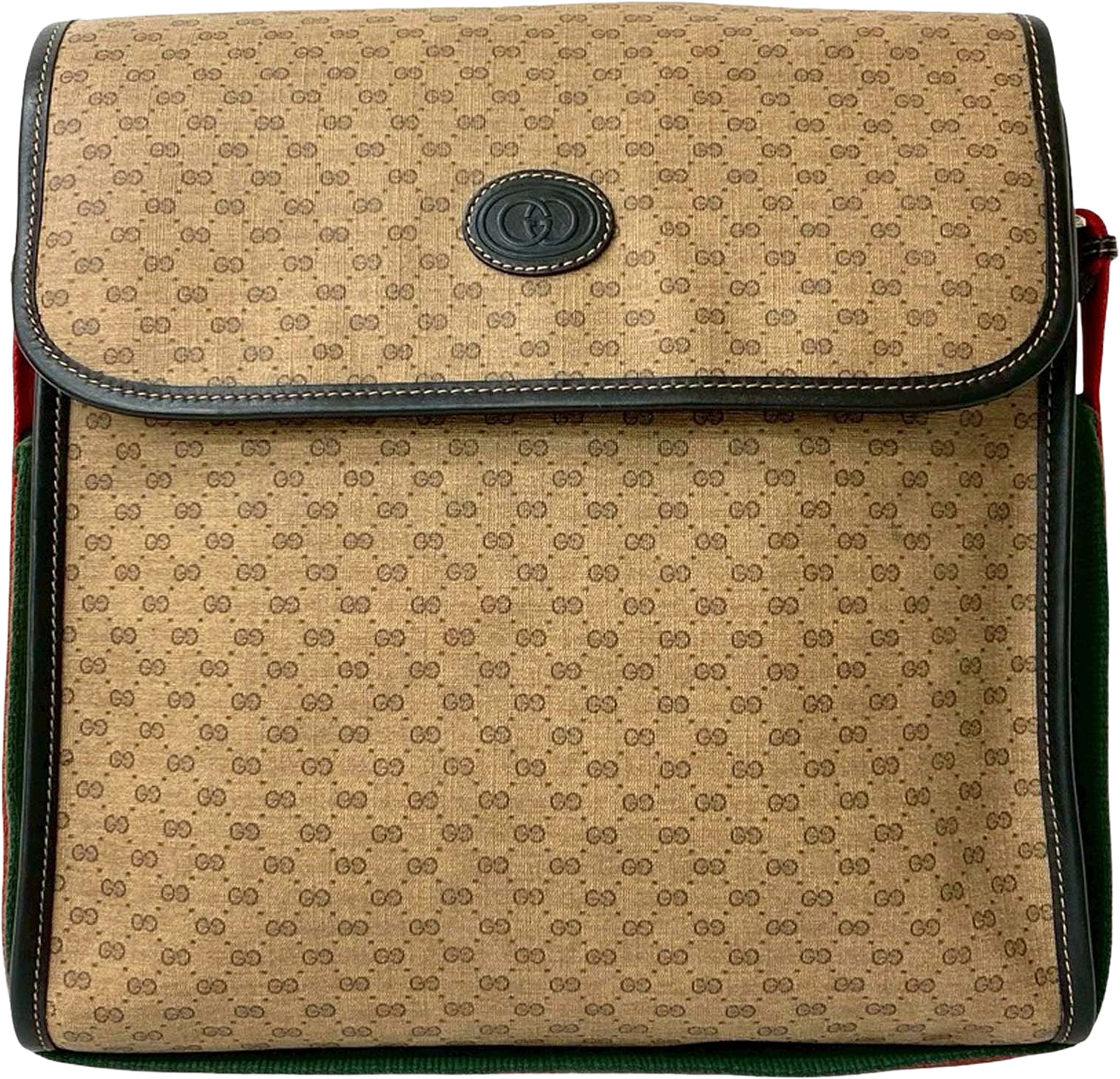 Gucci Micro Gg Supreme Web Shoulder Bag, från Luxclusif, i färgen beige.