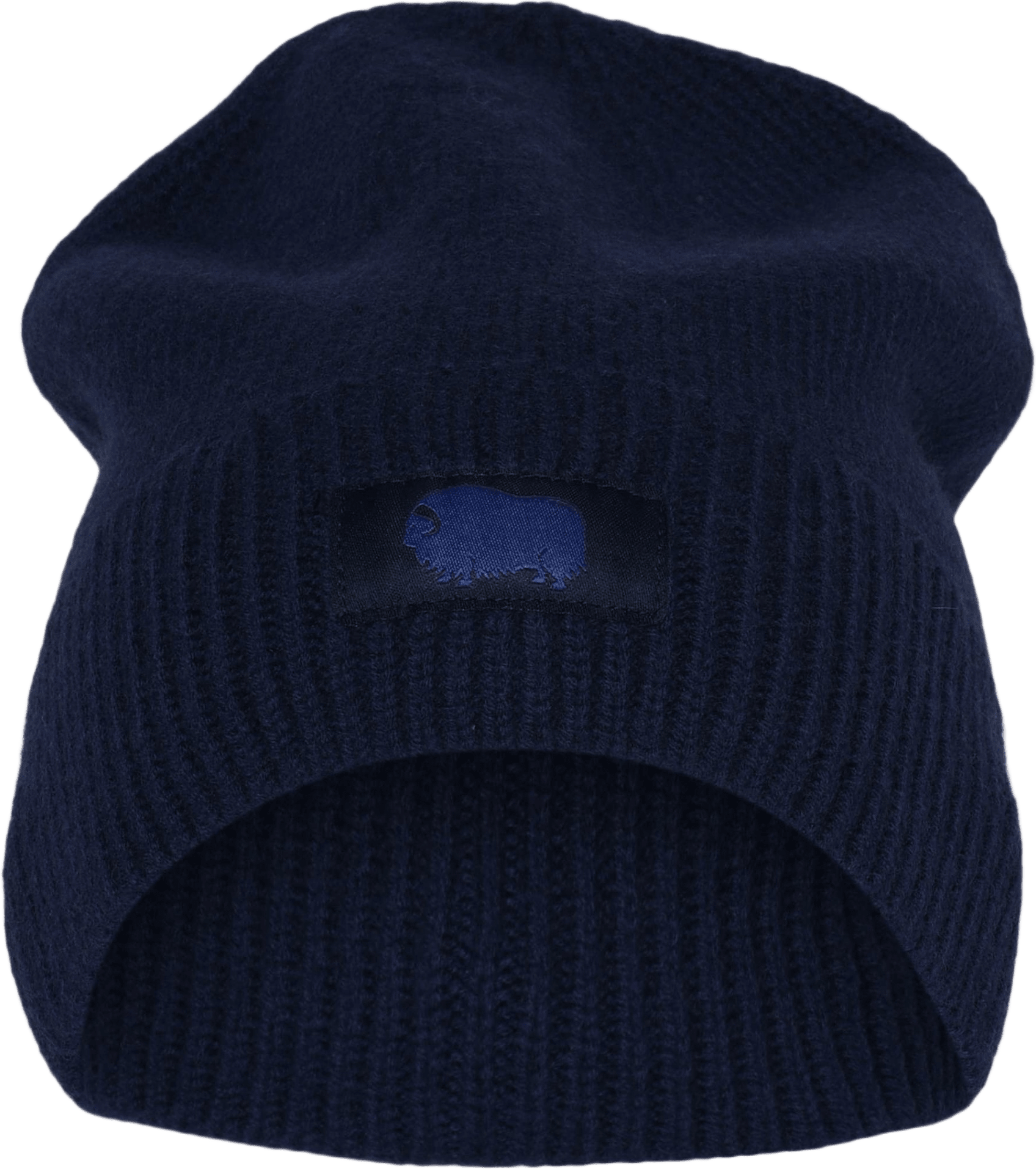 Ekologisk Ull, Beanie Hatt, Navy, från Dovre, i färgen navy.