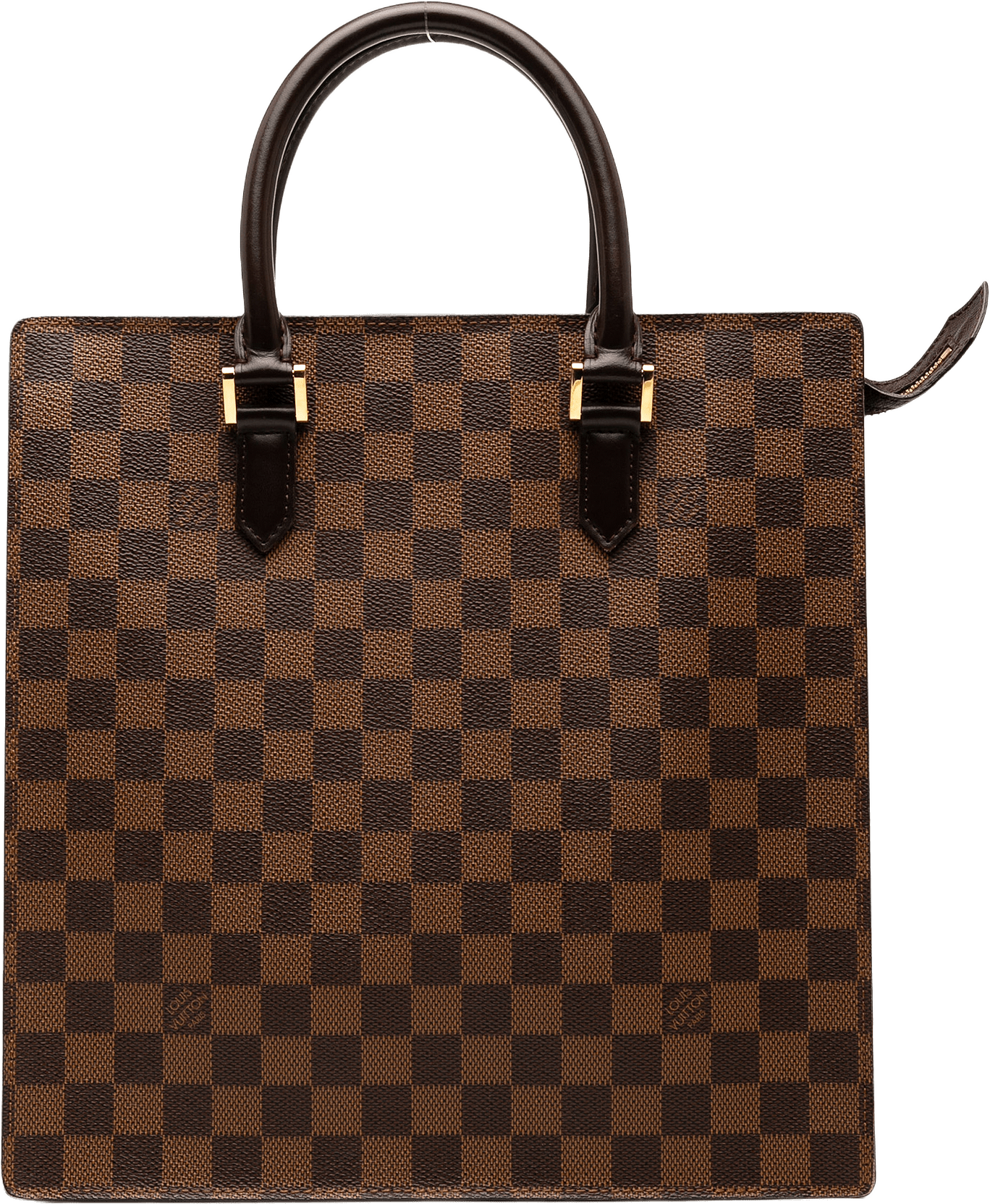 Louis Vuitton Damier Ebene Venice Sac Plat, från Luxclusif, i färgen brown.