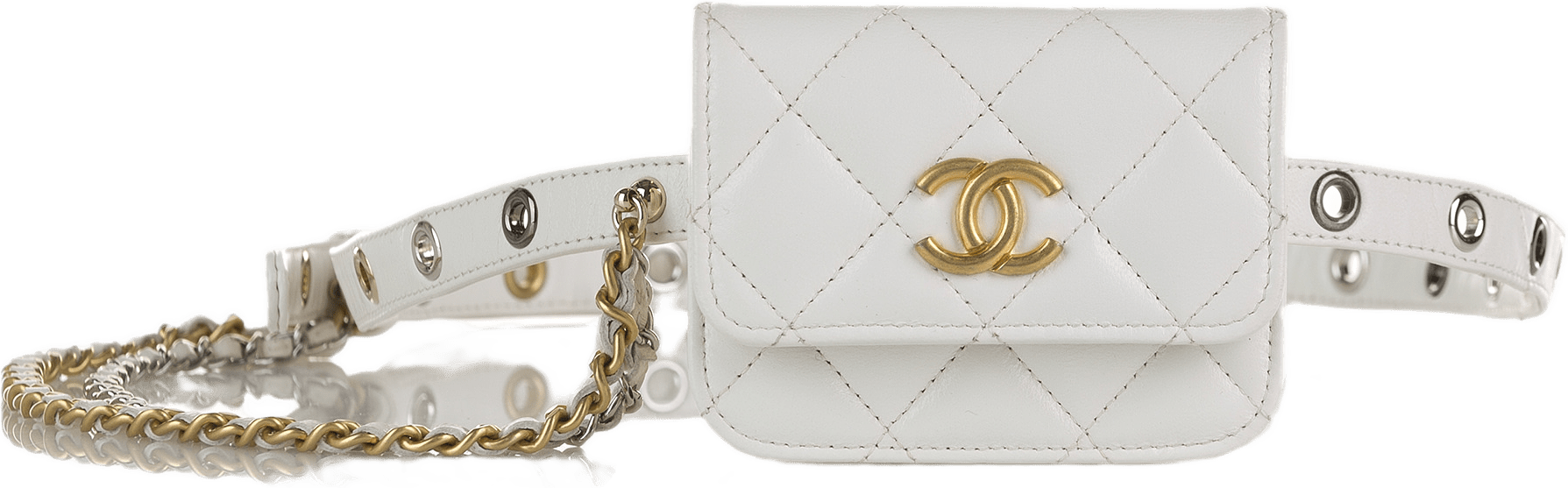 Chanel Punk Chain Leather Belt Bag