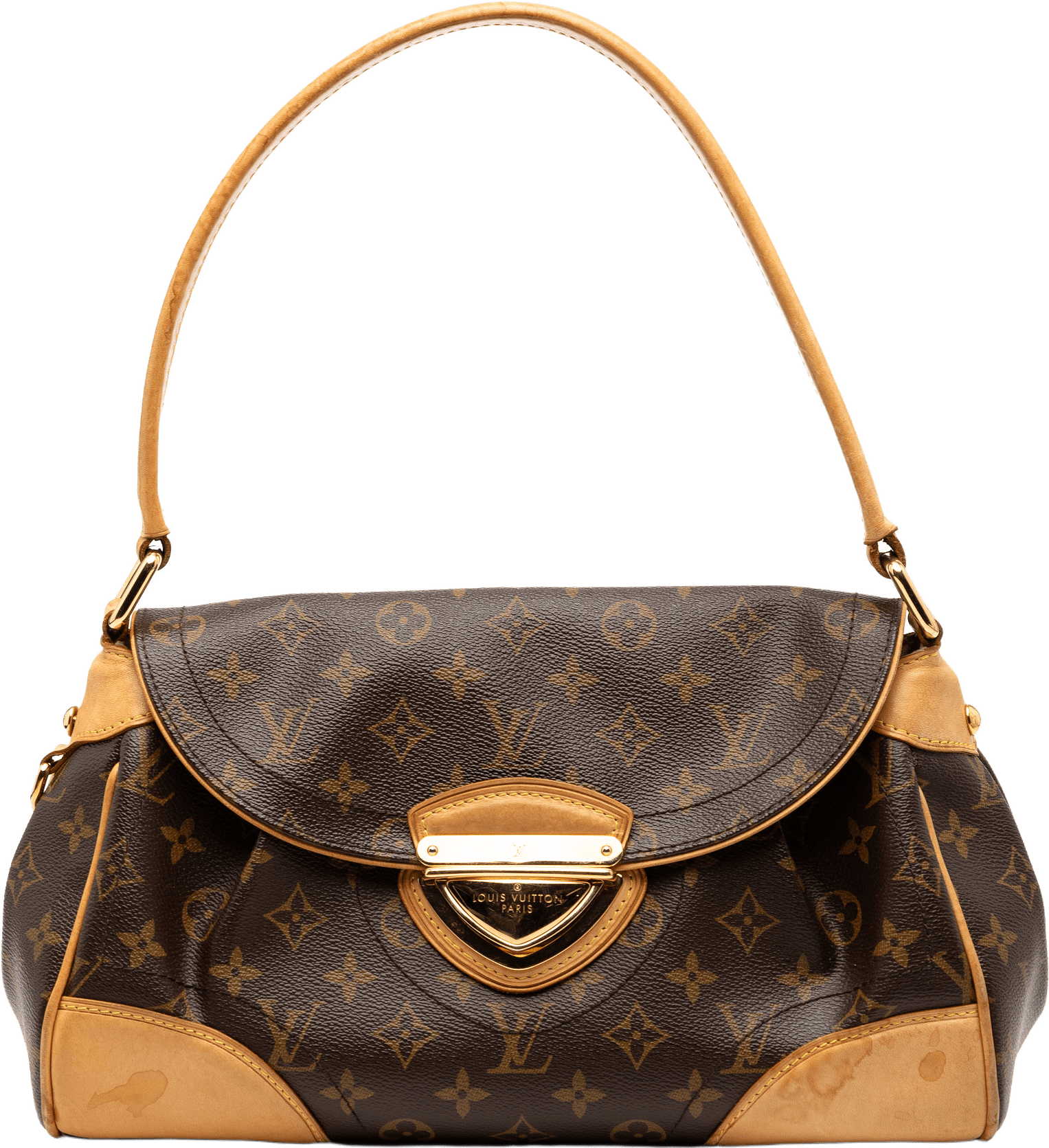 Louis Vuitton Monogram Beverly Mm, från Luxclusif, i färgen brown.