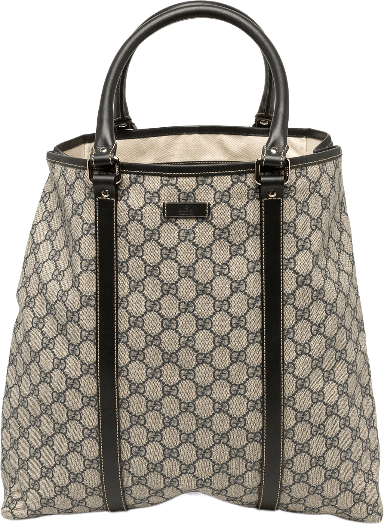 Gucci Gg Supreme Joy Vertical Tote, från Luxclusif, i färgen beige.