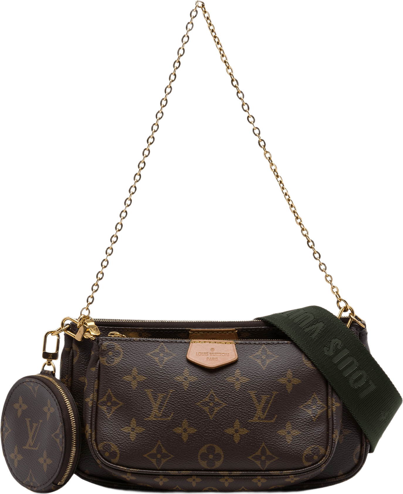 Louis Vuitton Monogram Multi Pochette Accessoires, från Luxclusif, i färgen brun.