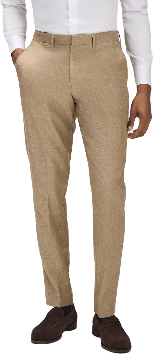 Wool Trousers Marco, från John Henric, i färgen beige.