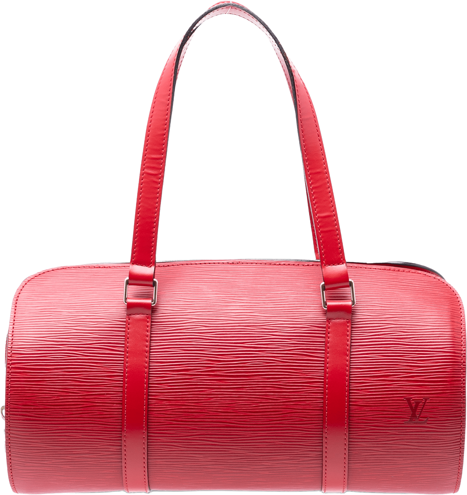 Louis Vuitton Epi Soufflot, från Luxclusif, i färgen red.
