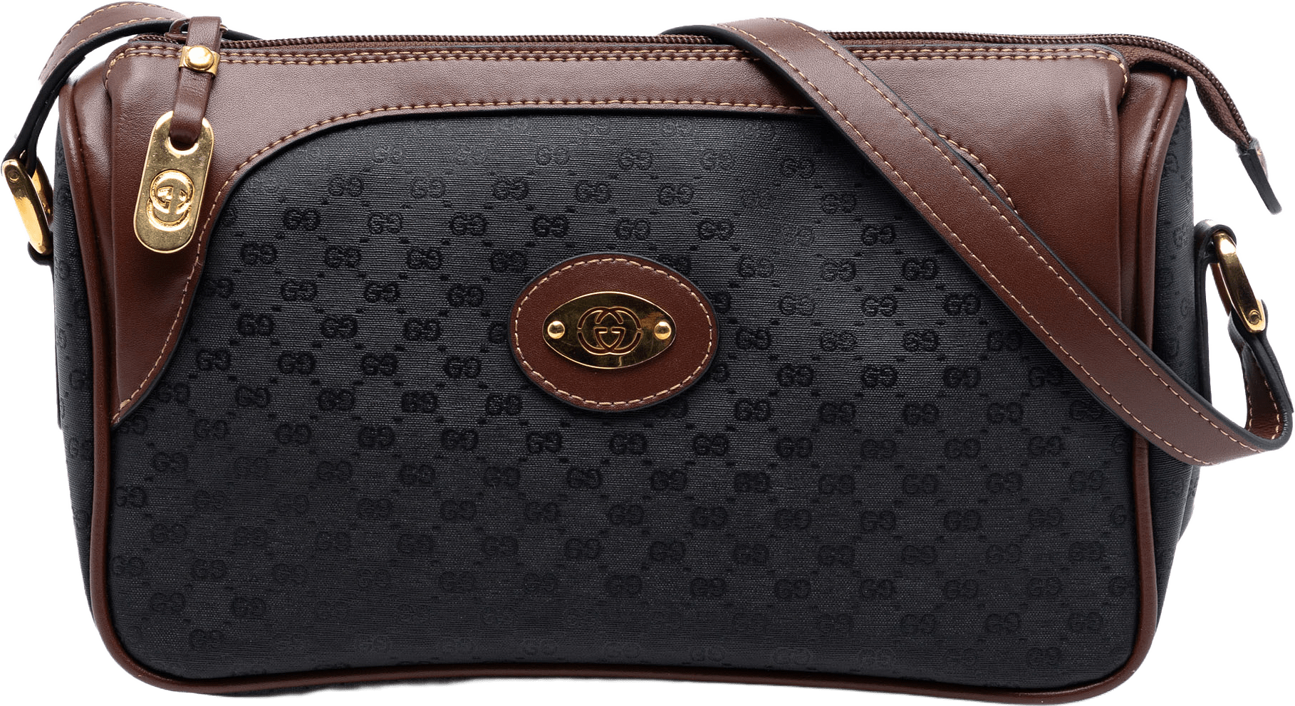 Gucci Micro Gg Supreme Crossbody, från Luxclusif, i färgen black.