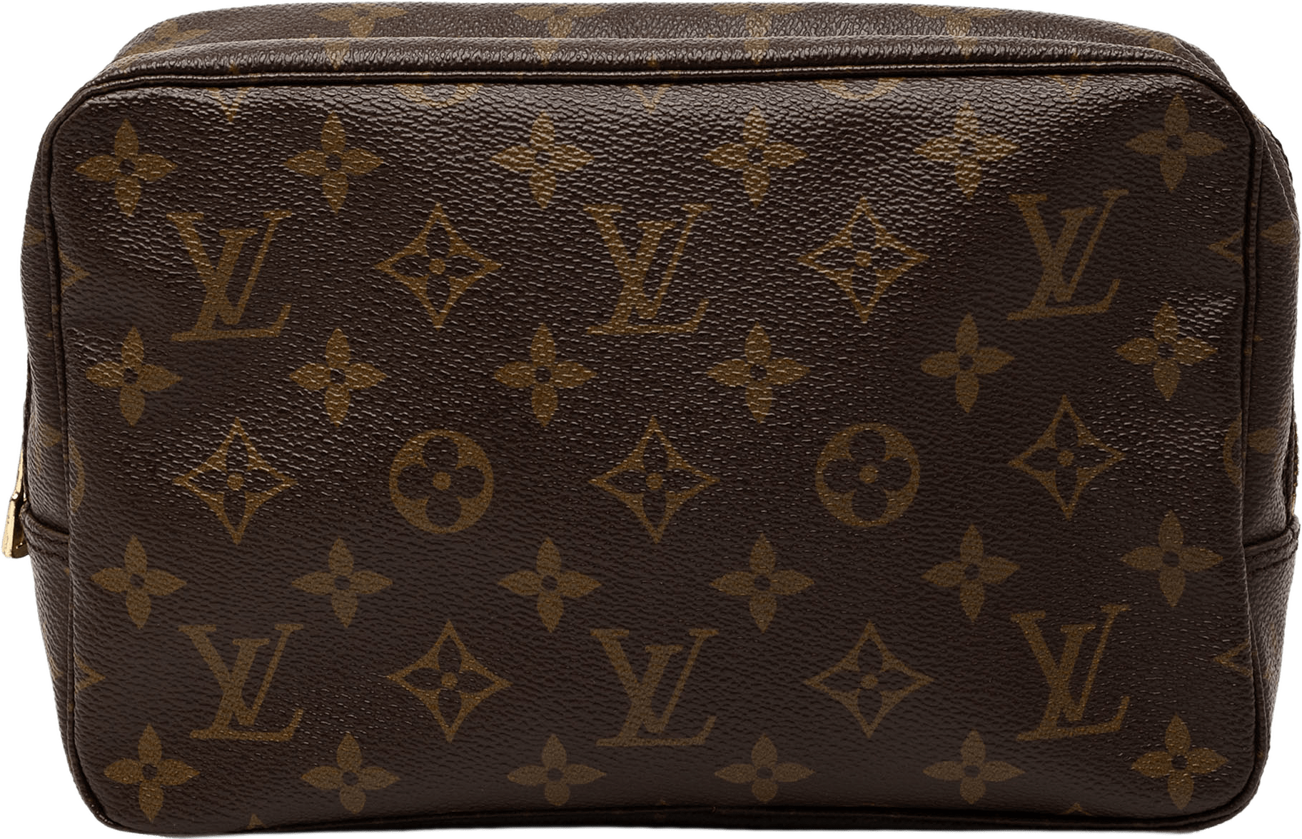 Louis Vuitton Monogram Trousse Toilette 23, från Luxclusif, i färgen brown.
